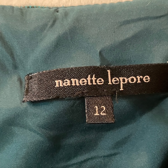 Nanette Lepore Teal Plaid Mini Dress - Picture 2 of 2